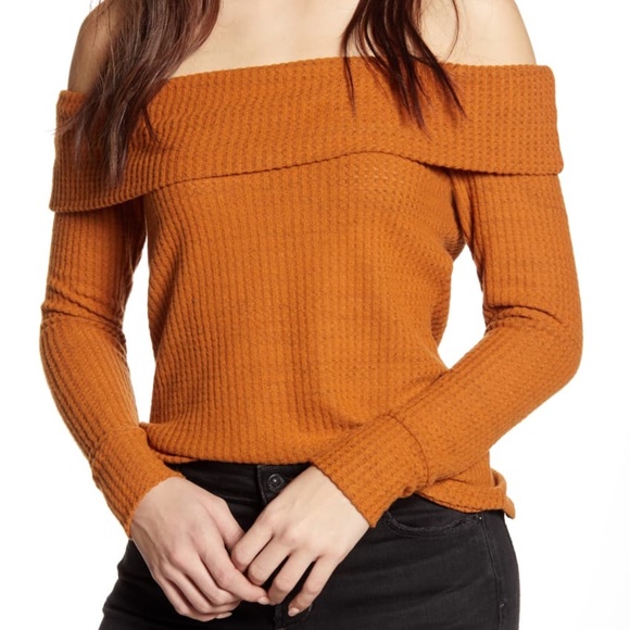 bp Tops - BP. Off the Shoulder Knit Top